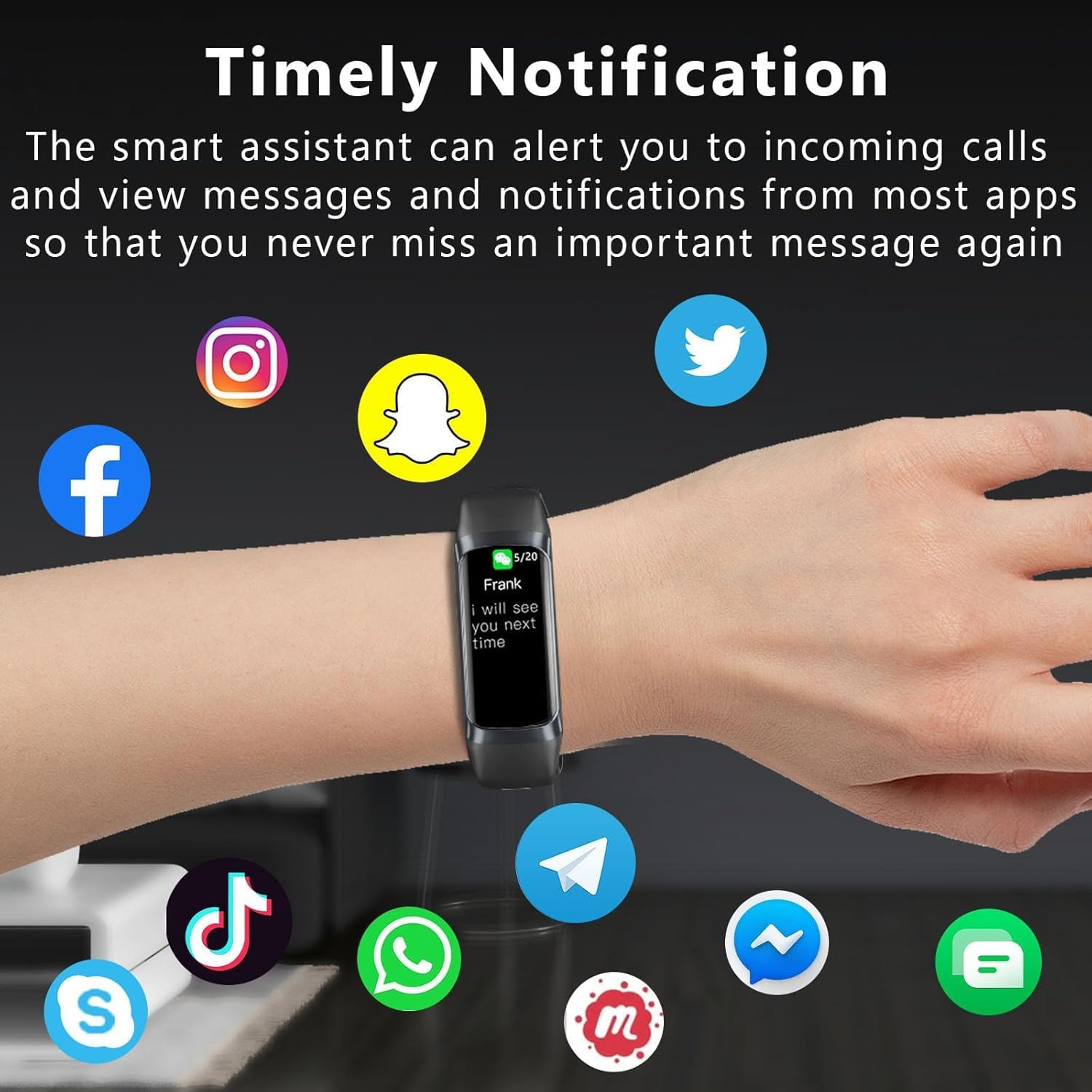 Fitness Tracker with 24/7 Heart Rate Blood Oxygen Sleep Monitor,Activity Tracker with 1.1" AMOLED Touch Color Screen, Multiple Sport Modes Step Counter,Ip68 Waterproof for Women Men