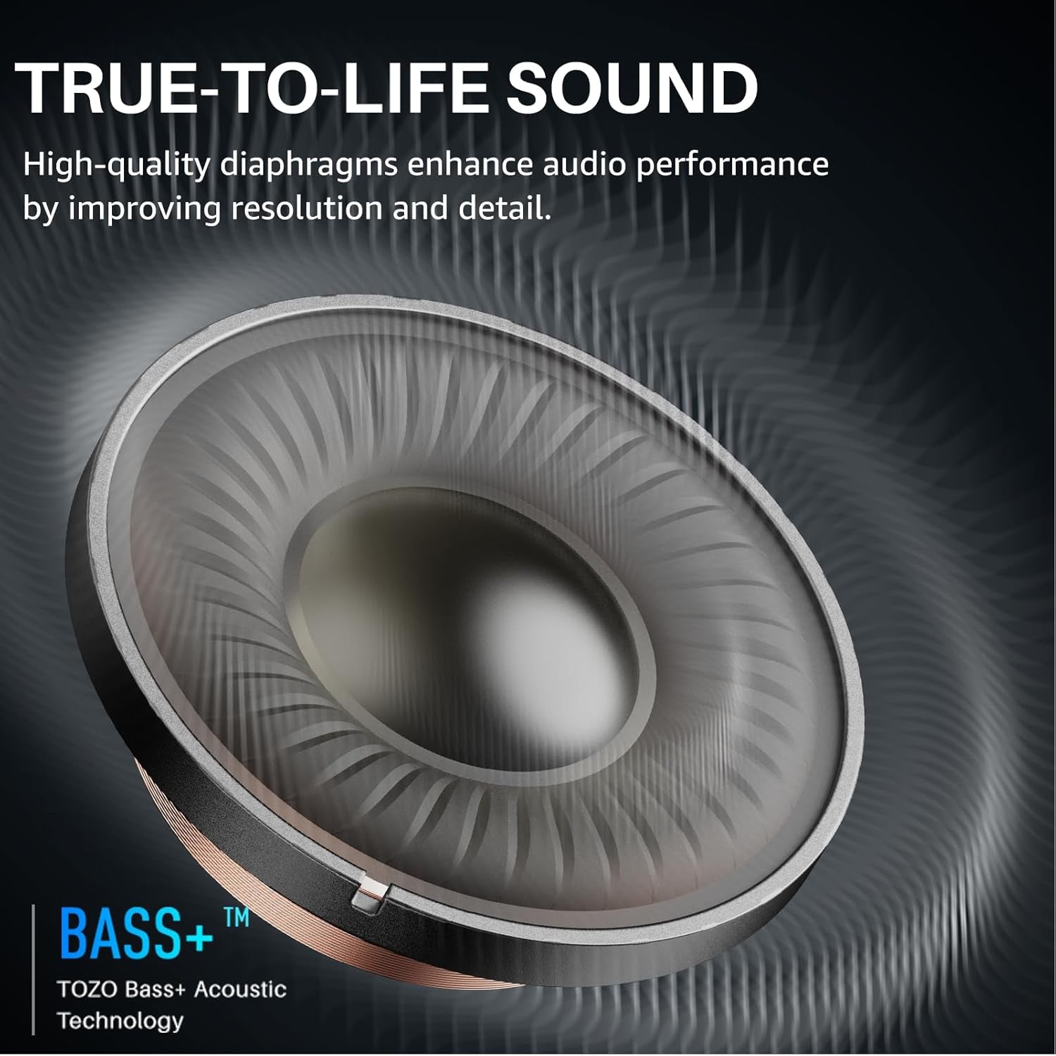 A1 Wireless Earbuds Bluetooth 5.3 Light Weight in Ear IPX5 Waterproof Headphones 2 Mic for AI Calls, Immersive Premium Sound Bass Headset with Charging Case, 32 Presets EQ Customization via App